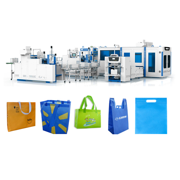 Máy sản xuất túi vải không dệt PP/ RPET Model ZW-SC600